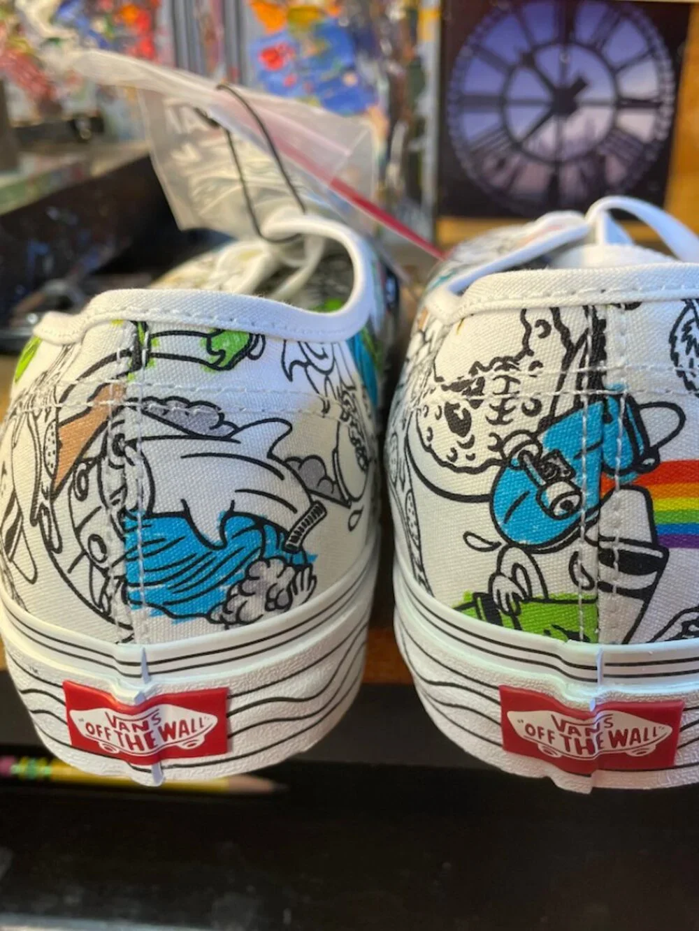 Vans Authentic Crayola DIY Sketch Men's Size 11.5 New Rare VN0A5KRDARE Sneaker